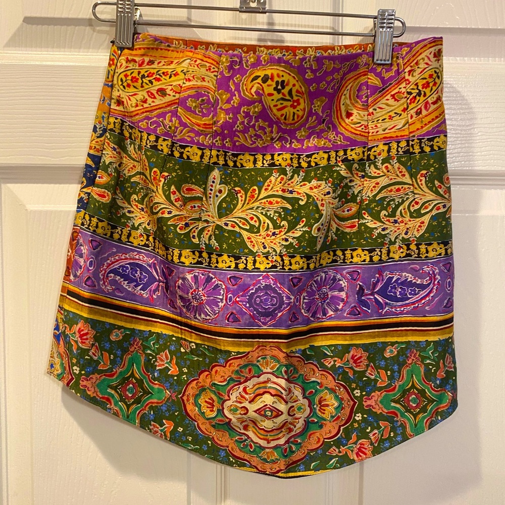 Bohemian Silk Skirt| ZARA